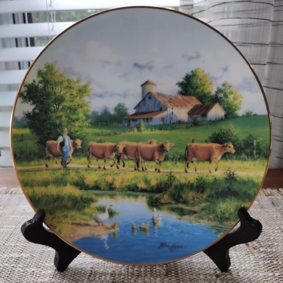 Winston Roland Ross Logan Decorative Plate 8.25" - Picture 1 of 5